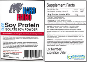 Pure Soy Protein Isolate 90% Powder