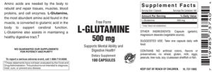 L-Glutamine 500 mg