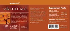 Vitamin A 5,000 IU & D 400 IU