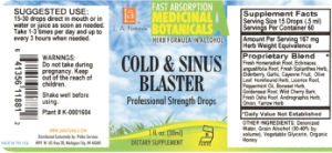 Cold & Sinus Blaster