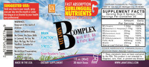 Vitamin B Complex With B12, B6 & Folic A