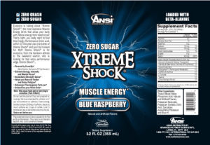 Xtreme Shock Blue Raspberry