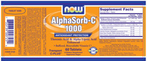 Label for AlphaSorb-C 1000