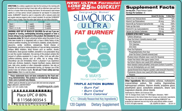 Label for Ultra Fat Burner