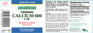 High Potency Calcium 600