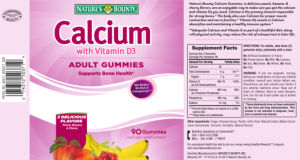 Calcium With Vitamin D3 Peach, Banana & 