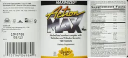 Label for Action Max For Men