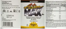 Label for Action Max For Men