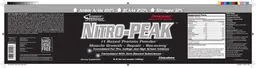 Label for Nitro-Peak Chocolate