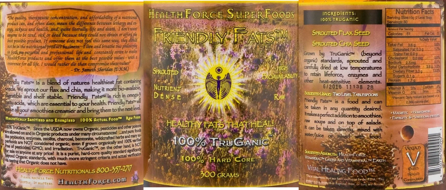 Label for Friendly Fats