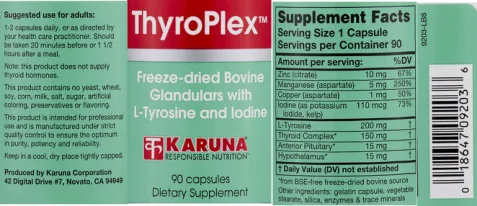 Label for ThyroPlex