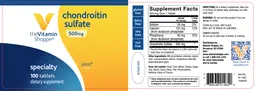 Label for Chondroitin Sulfate 500 mg