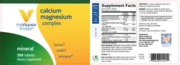Label for Calcium Magnesium Complex