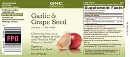 Label for Garlic & Grape Seed