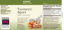 Label for Turmeric Sport