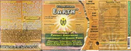 Label for Vitamineral Earth