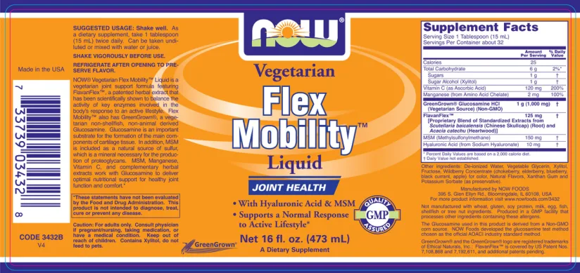 Label for Flex Mobility LIquid