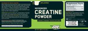 Micronized Creatine Powder Unflavored