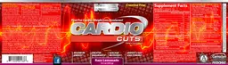 Label for Cardio Cuts Razz Lemonade