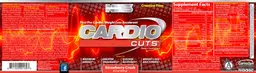 Label for Cardio Cuts Strawberry Crush