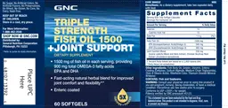 Label for Fish Oil 1500 +Joint Support
