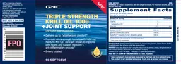 Label for Krill Oil 1000 +Joint Support