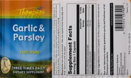 Label for Garlic & Parsley