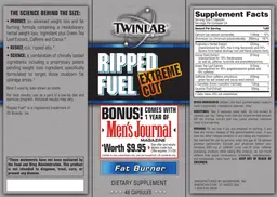 Label for Ripped Fuel Extreme Cut