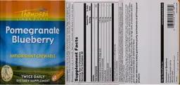 Label for Pomegranate Blueberry
