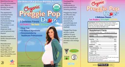 Label for Organic Preggie Pop Drops