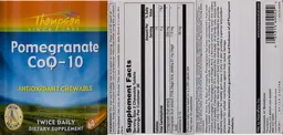 Label for Pomegranate CoQ-10