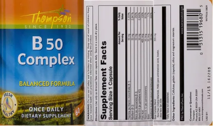 Label for B 50 Complex