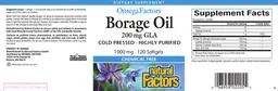 Label for Borage Oil