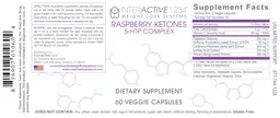 Label for Raspberry Ketones 5-HTP Complex