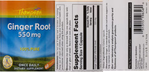 Ginger Root 550 mg