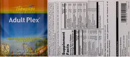 Label for Adult Plex