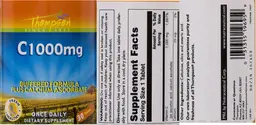 Label for C 1000 mg