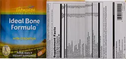 Label for Ideal Bone Formula