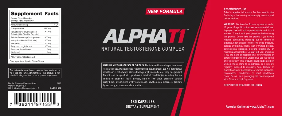 Label for Alpha T1