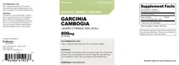 Label for Garcinia Cambogia