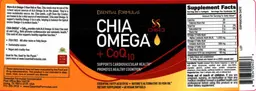 Label for Chia Omega + CoQ10