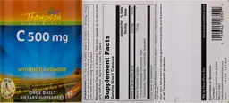 Label for C 500 mg