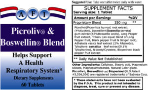 Picroliv & Boswellin Blend