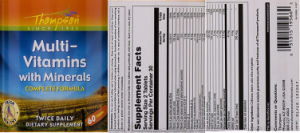 Multi-Vitamins With Minerals