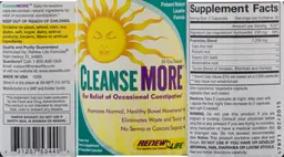 Label for CleanseMORE