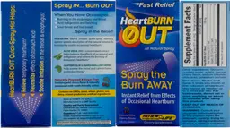Label for Hearturn Out Natural Wild Cherry Flavor