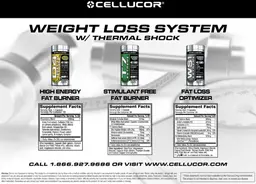 Label for High Energy Fat Burner