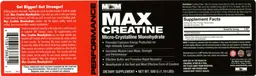 Label for Max Creatine