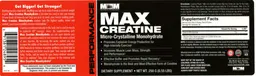 Label for Max Creatine