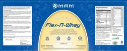 Label for Flax-N- Whey Vanilla